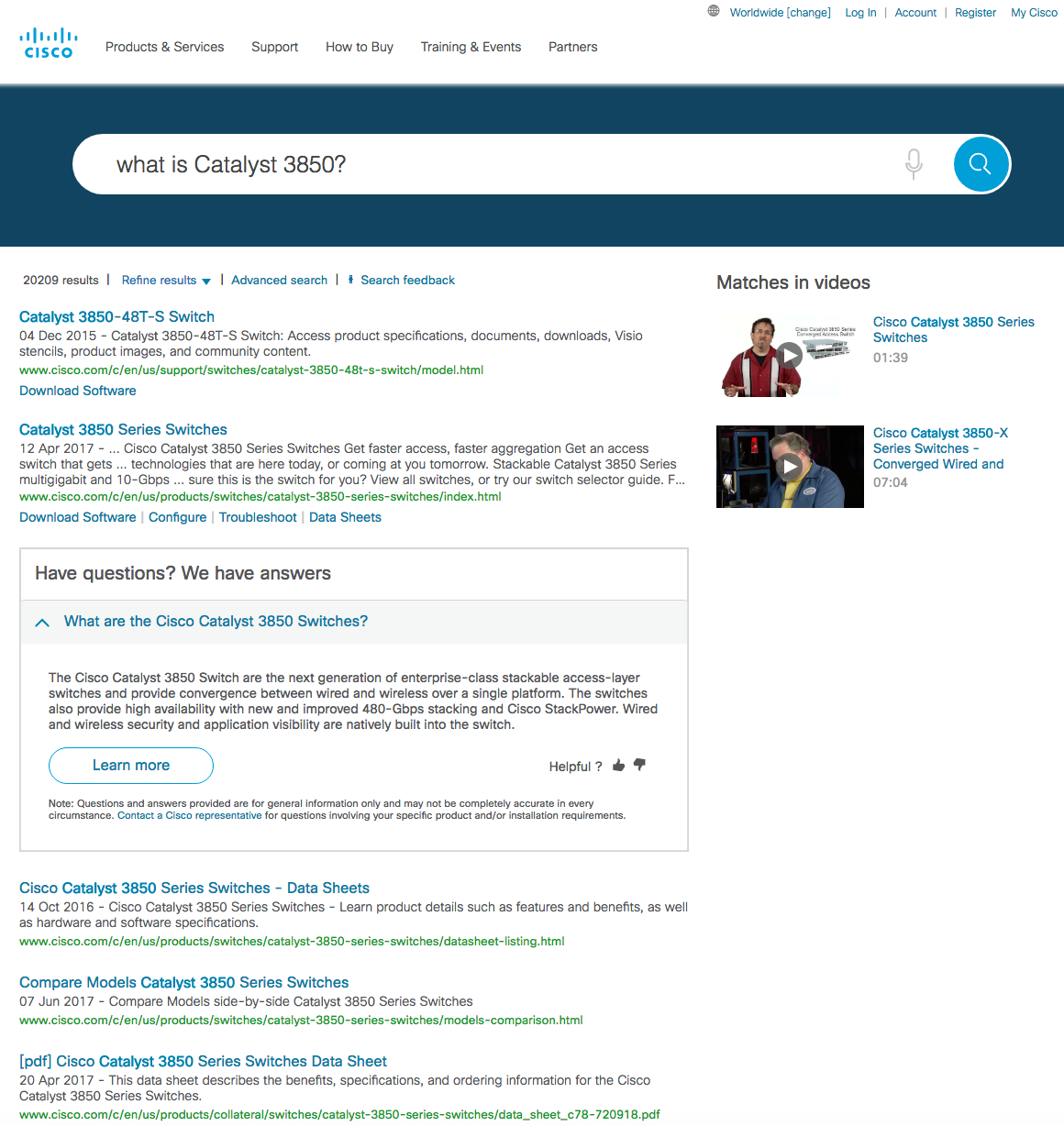 Cisco Search